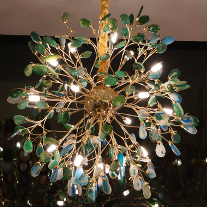 Pietra Agate Slice Chandelier