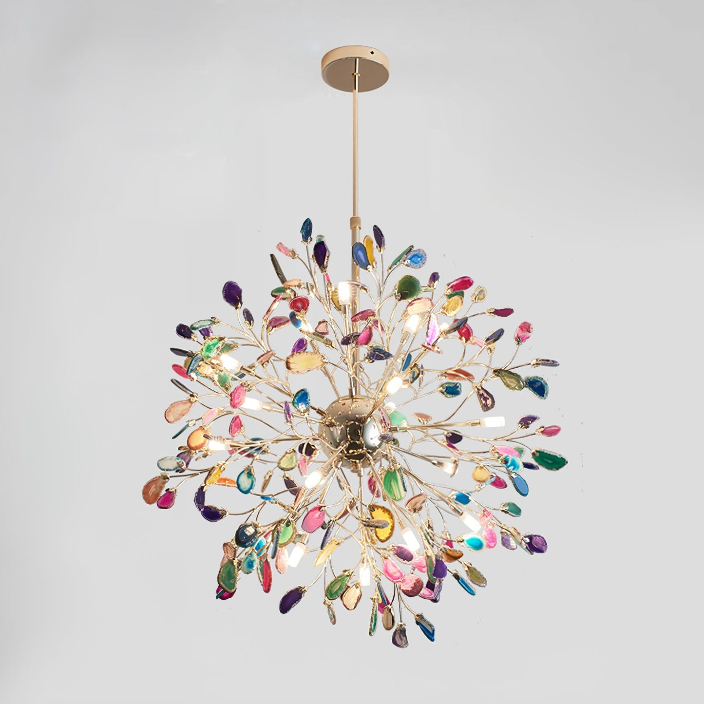 Pietra Agate Slice Chandelier