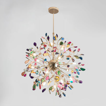 Pietra Agate Slice Chandelier