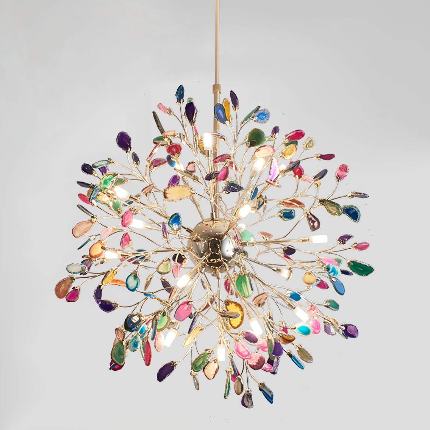 Pietra Agate Slice Chandelier