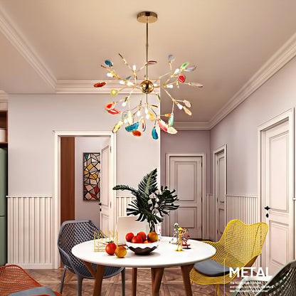 Pietra Agate Slice Chandelier