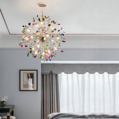 Pietra Agate Slice Chandelier