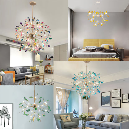 Pietra Agate Slice Chandelier