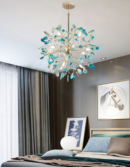 Pietra Agate Slice Chandelier