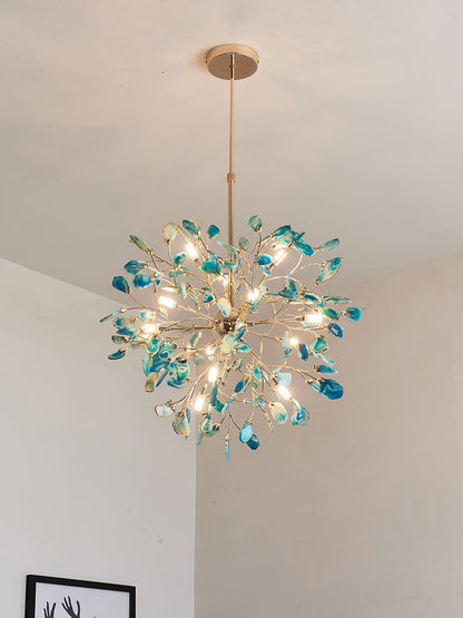 Pietra Agate Slice Chandelier