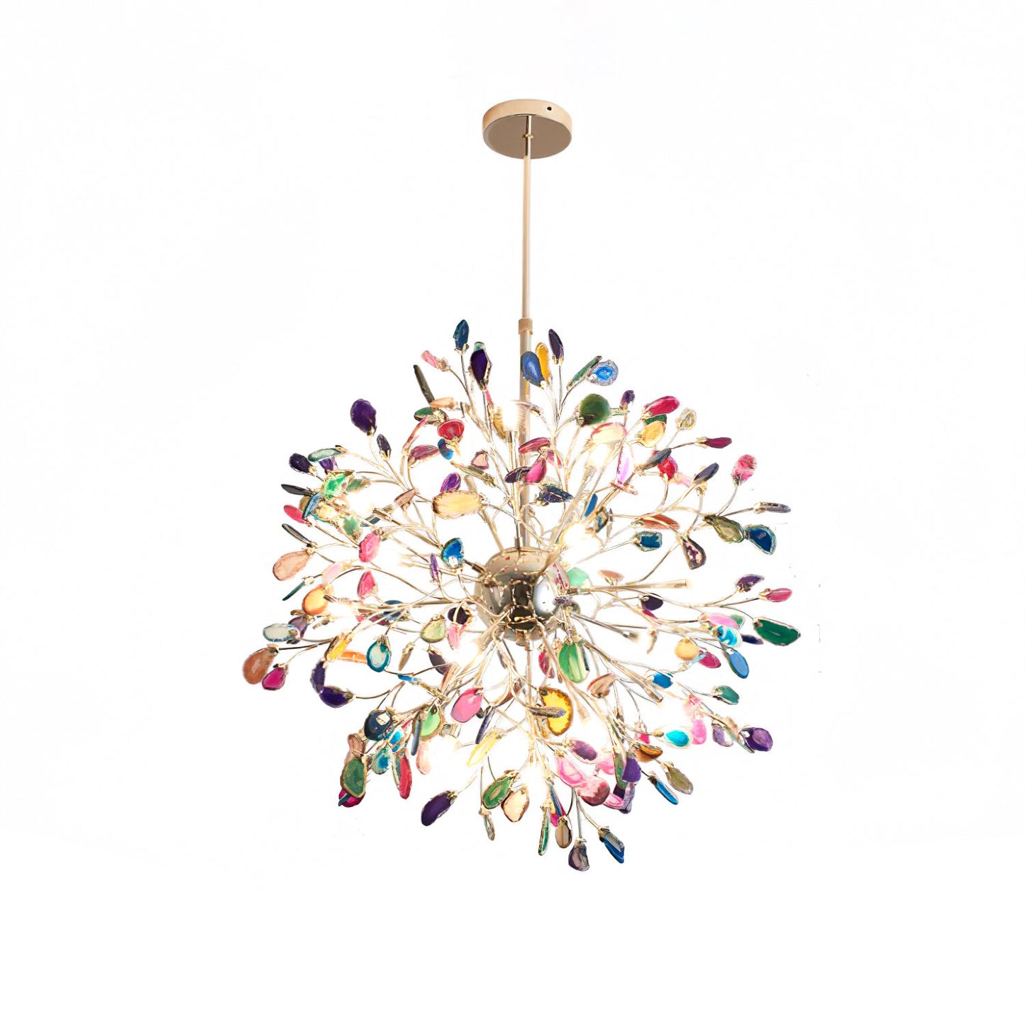 Pietra Agate Slice Chandelier