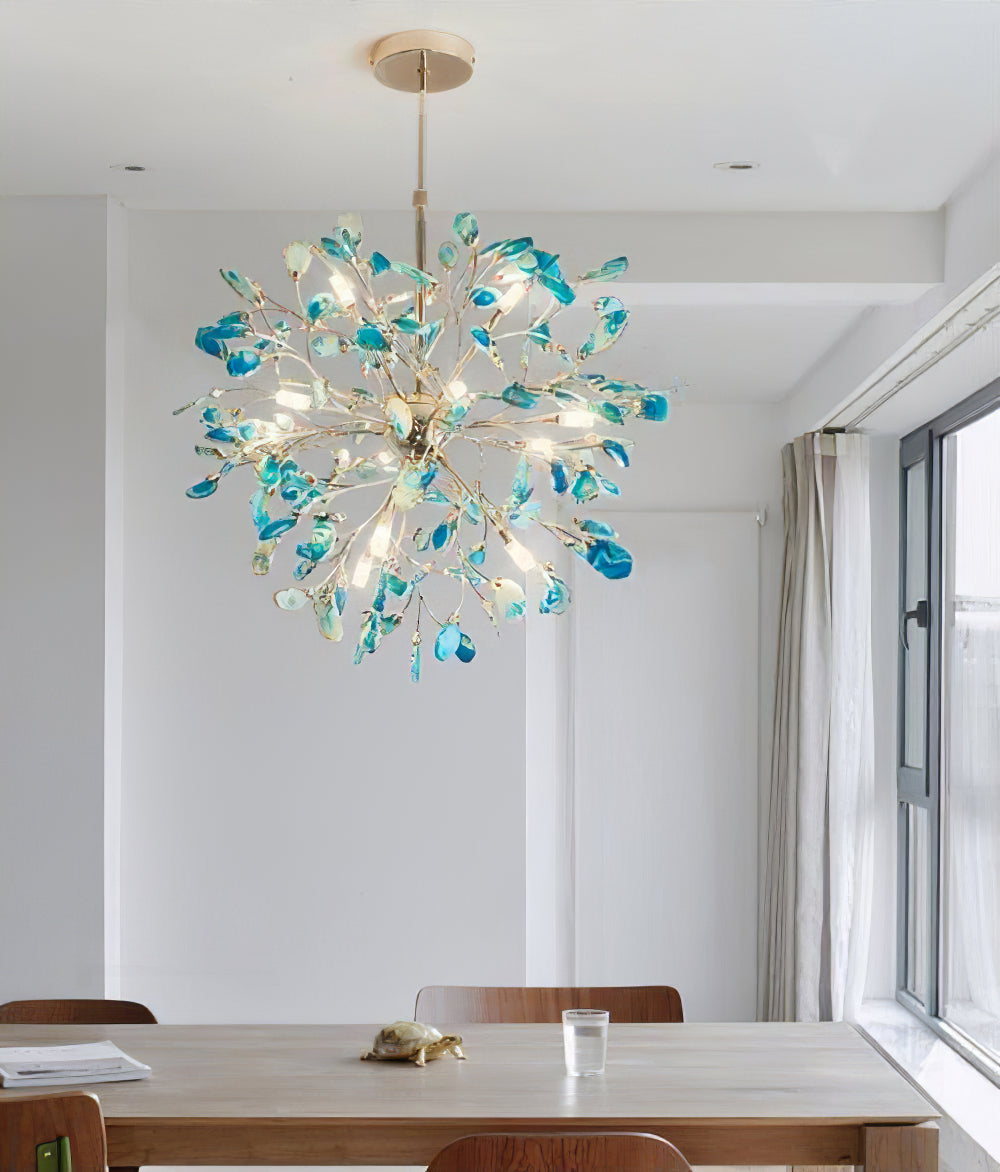 Pietra Agate Slice Chandelier
