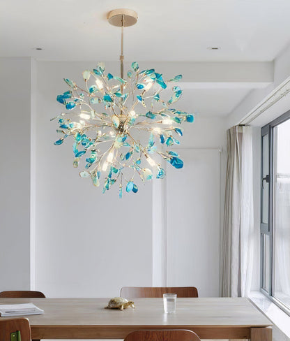 Pietra Agate Slice Chandelier