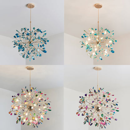 Pietra Agate Slice Chandelier