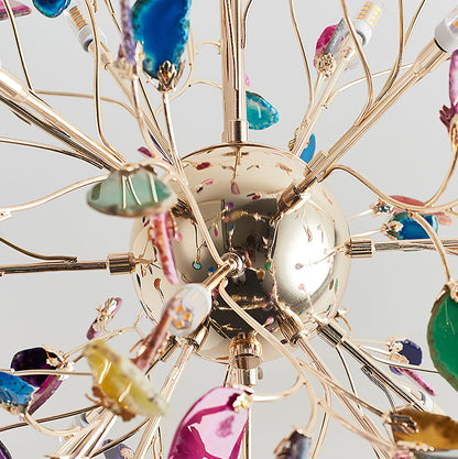Pietra Agate Slice Chandelier