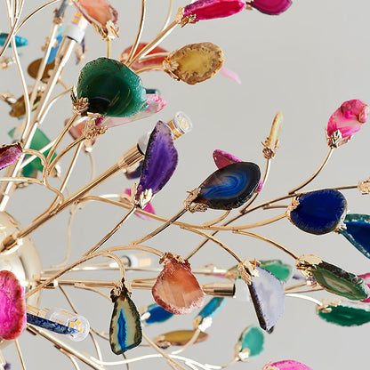 Pietra Agate Slice Chandelier