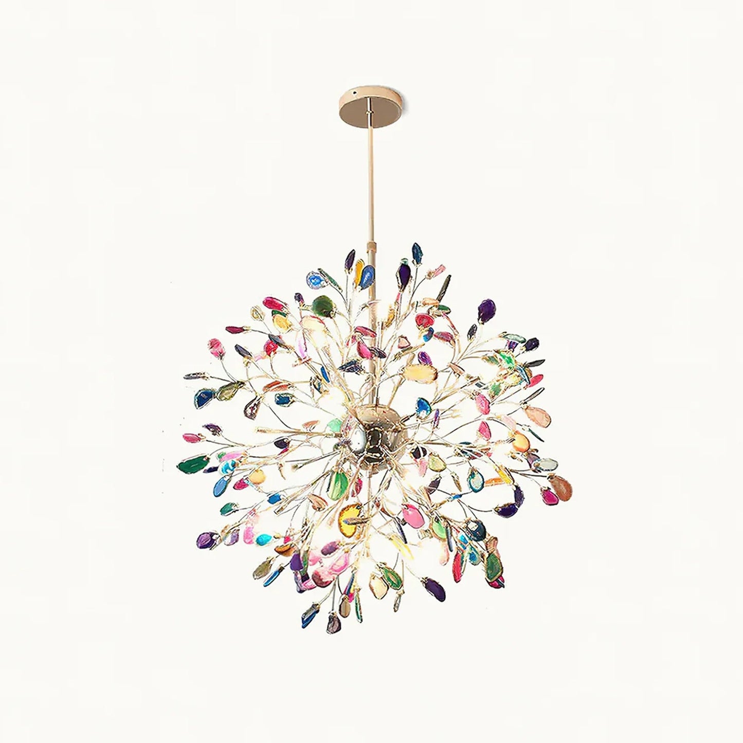Pietra Agate Slice Chandelier