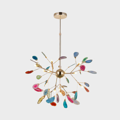 Pietra Agate Slice Chandelier