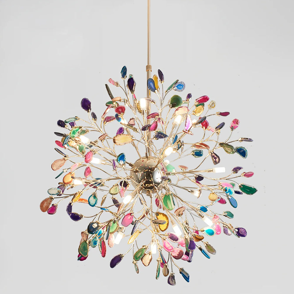 Pietra Agate Slice Chandelier