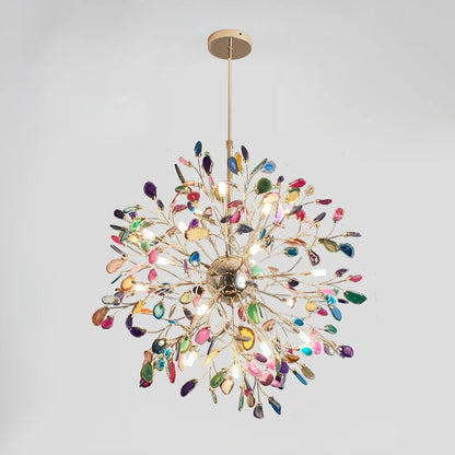 Pietra Agate Slice Chandelier