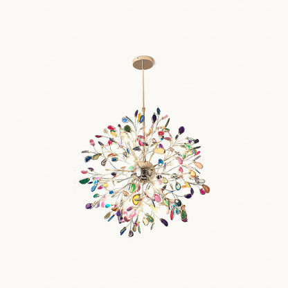 Pietra Agate Slice Chandelier