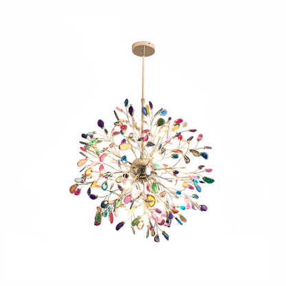 Pietra Agate Slice Chandelier