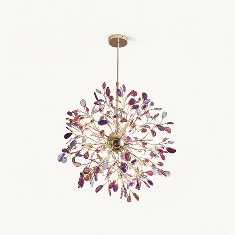 Pietra Agate Slice Chandelier