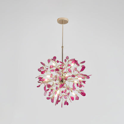 Pietra Agate Slice Chandelier