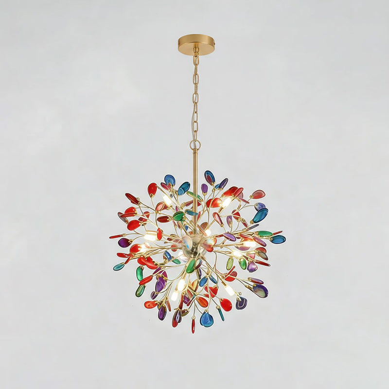 Pietra Agate Slice Chandelier