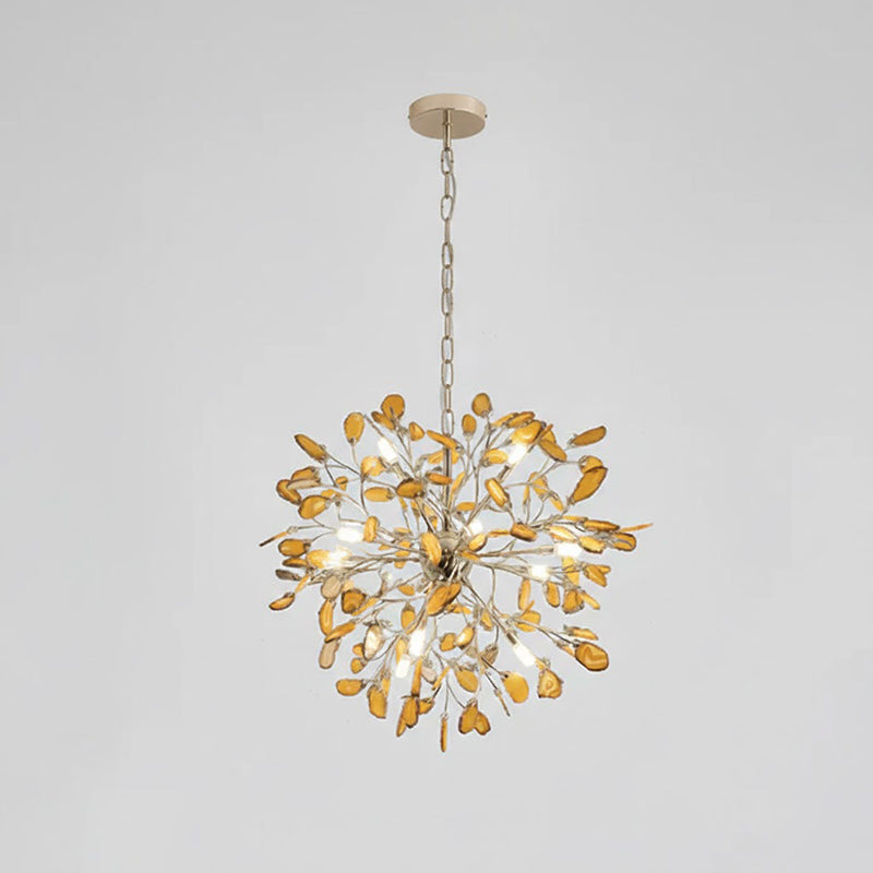 Pietra Agate Slice Chandelier
