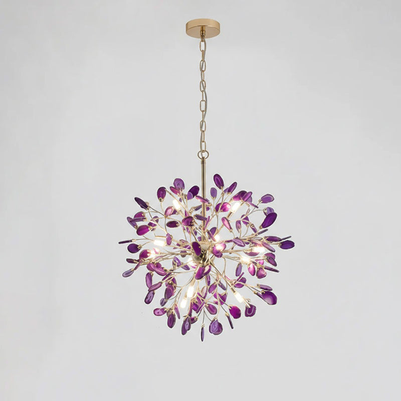 Pietra Agate Slice Chandelier