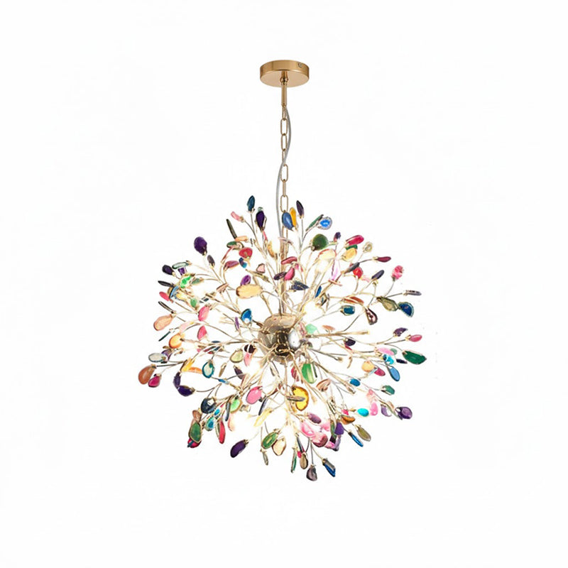 Pietra Agate Slice Chandelier