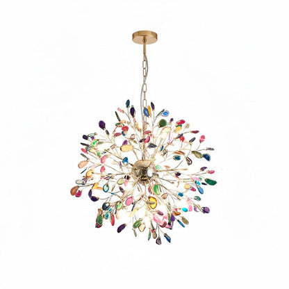 Pietra Agate Slice Chandelier