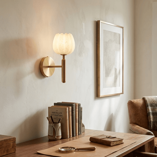 Sasso Alabaster Wall Light