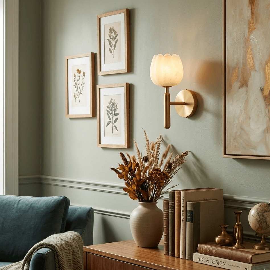 Sasso Alabaster Wall Light