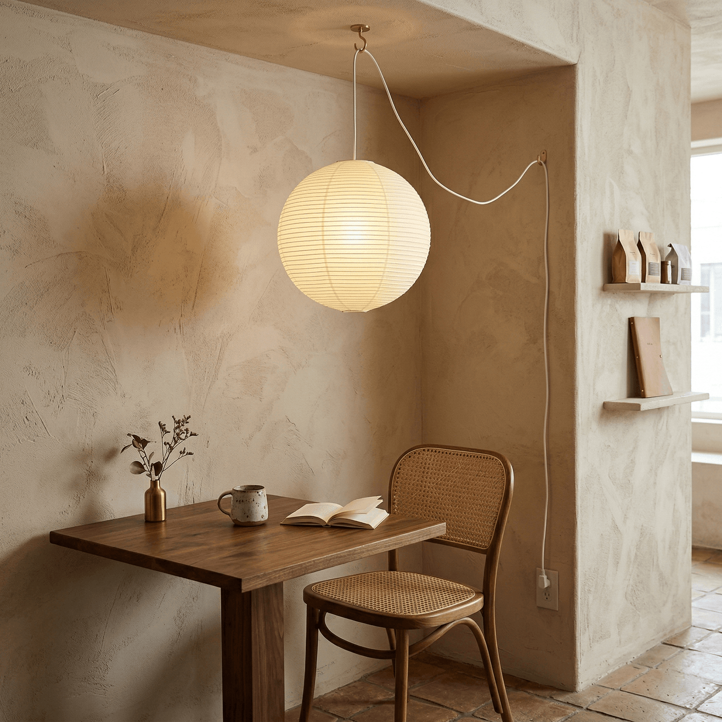 Sfera Washi Paper Globe Pendant