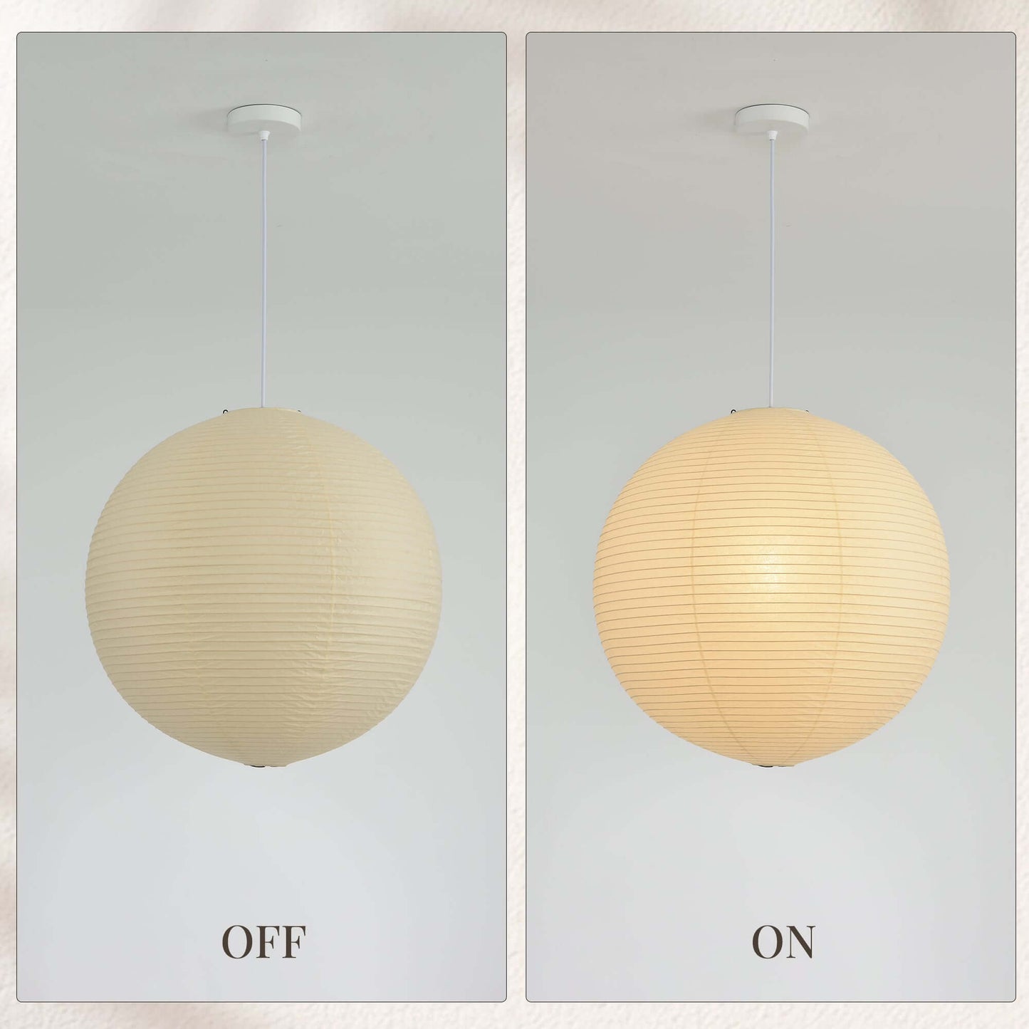 Sfera Washi Paper Globe Pendant