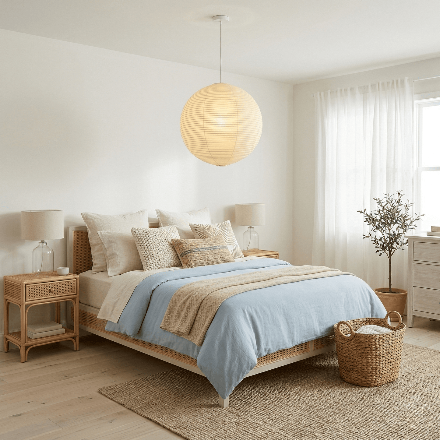 Sfera Washi Paper Globe Pendant