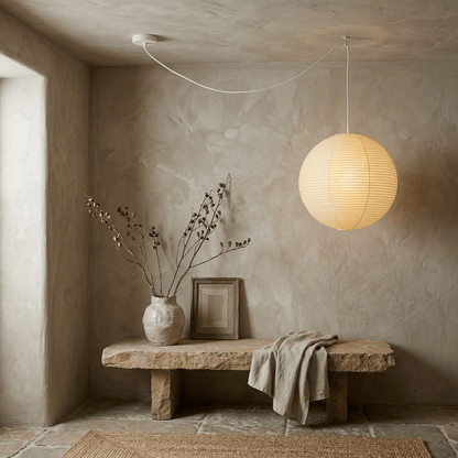 Sfera Washi Paper Globe Pendant