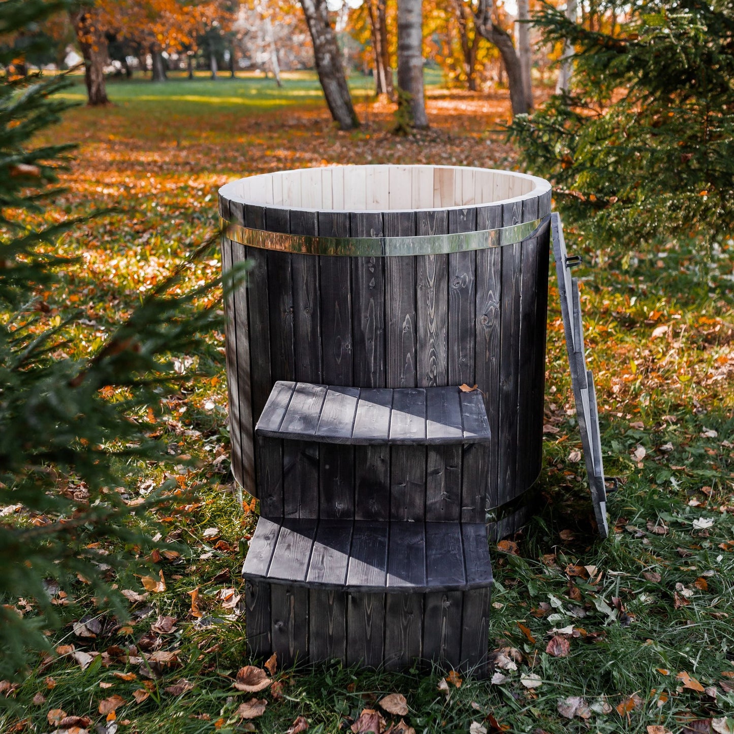 Nordic Chill Barrel – Cold Plunge Tub - Nuovo Luxury - Ice Bath