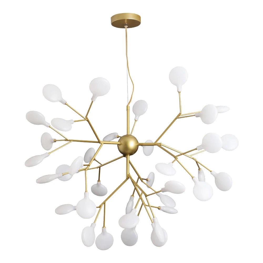 Nordic Firefly LED Chandelier – Modern Gold Ceiling Pendant Light - Nuovo Luxury - 
