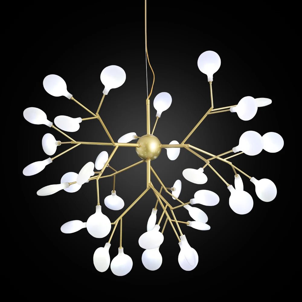 Nordic Firefly LED Chandelier – Modern Gold Ceiling Pendant Light - Nuovo Luxury - 