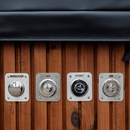 Nordic Glow Wood - Fired Hot Tub (External Heater) - Nuovo Luxury - Hot Tub