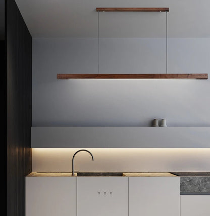 Nordic Timber Line pendant ceiling canopy and black suspension cable detail