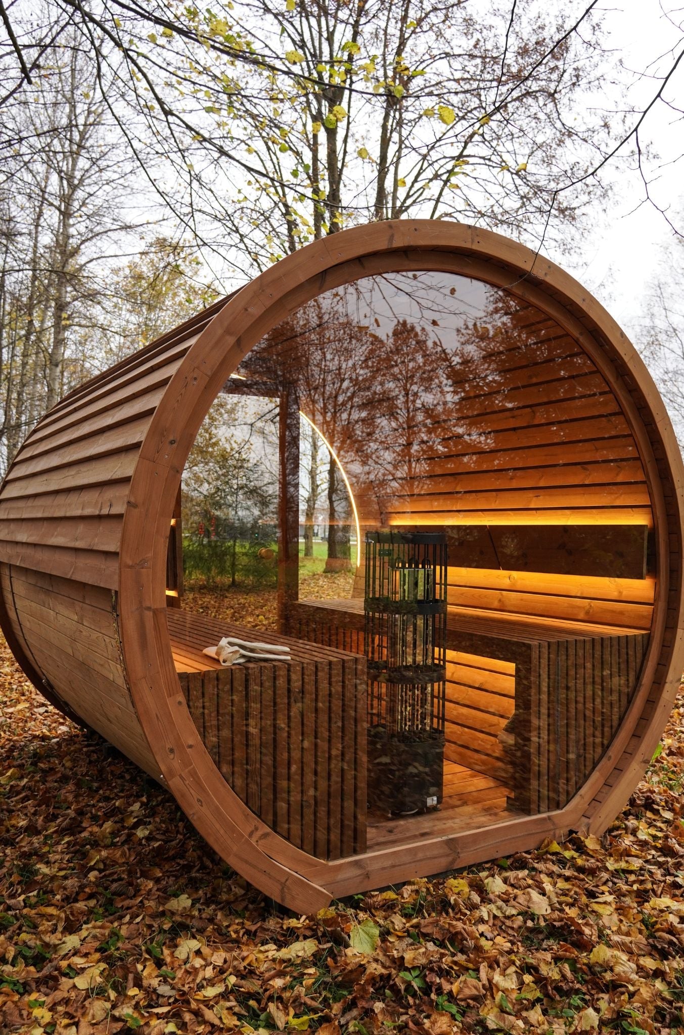 Nuovo Barrel Sauna - Nuovo Luxury - Outdoor Sauna