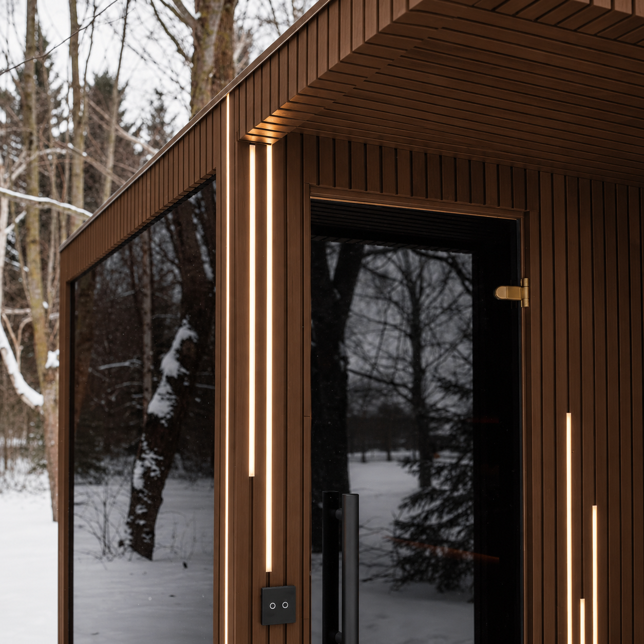 ODIN Outdoor Sauna With Shower