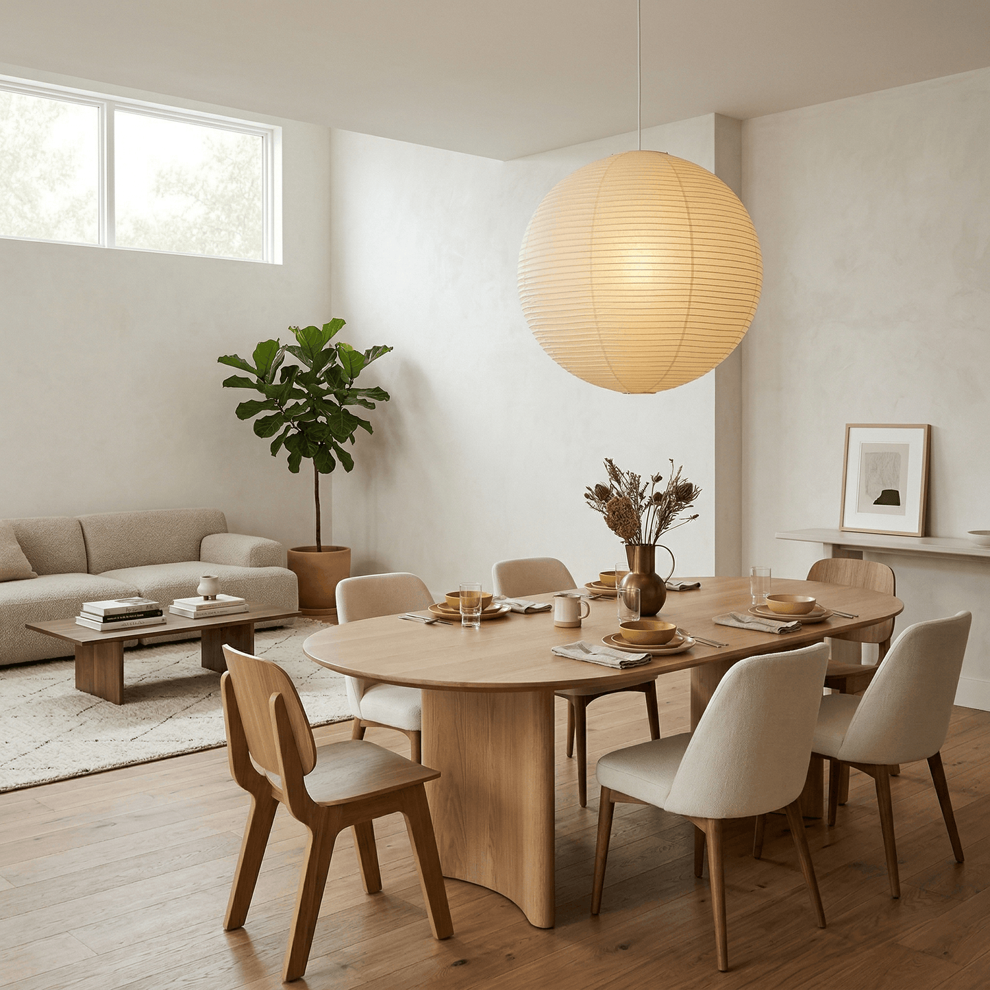 Sfera Washi Paper Globe Pendant