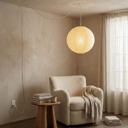 Sfera Washi Paper Globe Pendant