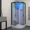 Insignia Platinum Shower Cabin 1000x1000mm - Black Frame/Clear Glass
