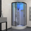 Insignia Platinum Shower Cabin 1000x1000mm - Black Frame/Clear Glass