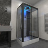 Insignia Platinum Steam Shower 1050x850mm - Black Frame