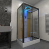 Insignia Platinum Steam Shower 1050x850mm - Black Frame