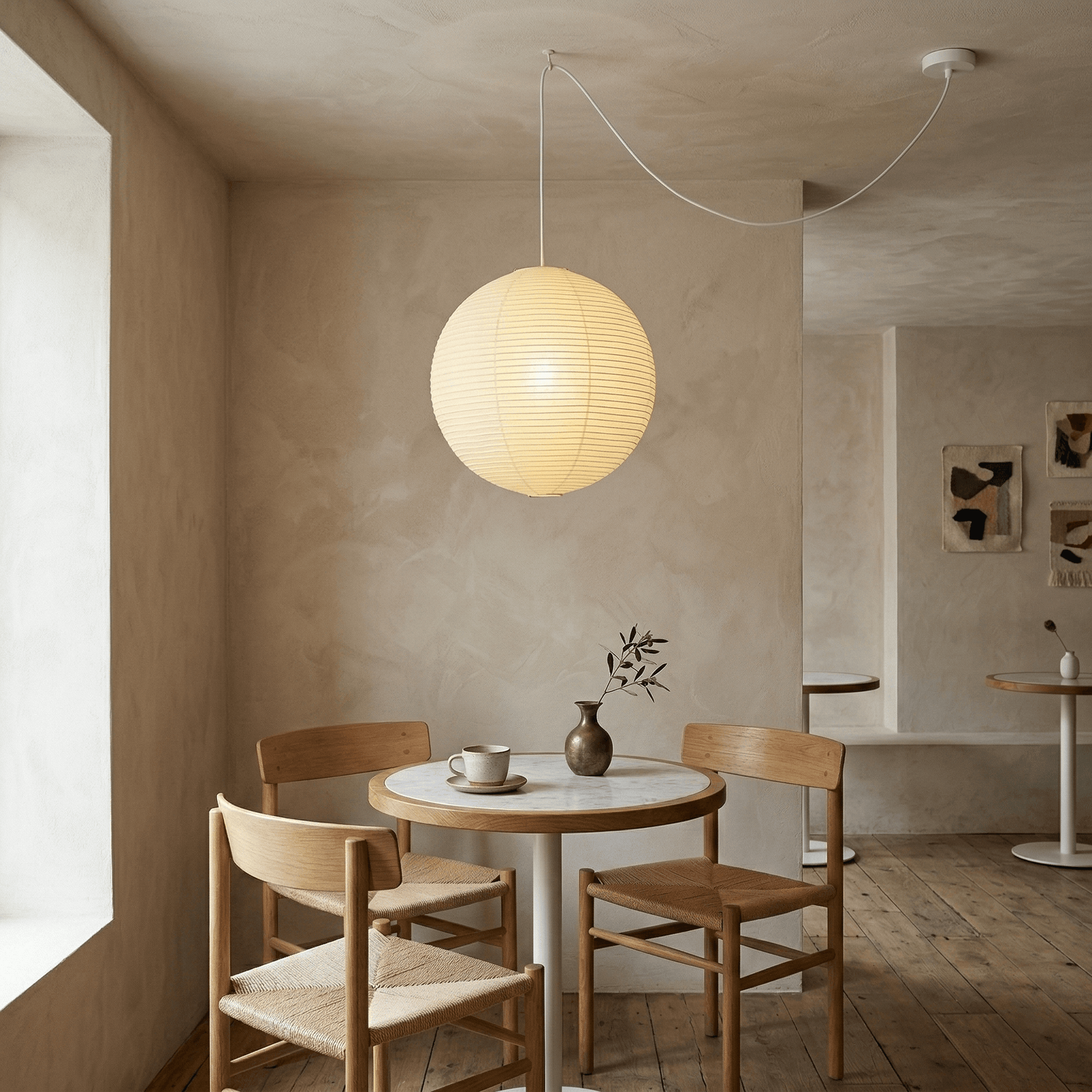 Sfera Washi Paper Globe Pendant
