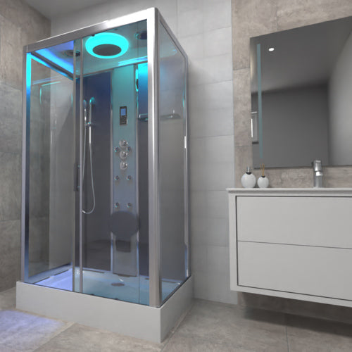 Insignia Premium Shower Cabin 1050x850mm - Chrome Frame