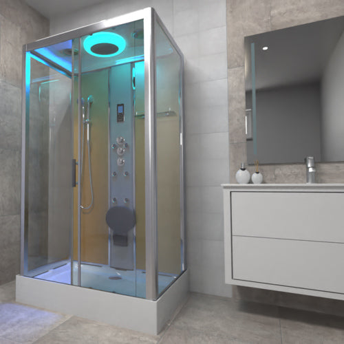Insignia Premium Shower Cabin 1050x850mm - Chrome Frame